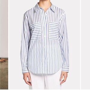 Brochu Walker Vada Shirt in Dume Blue Stripe